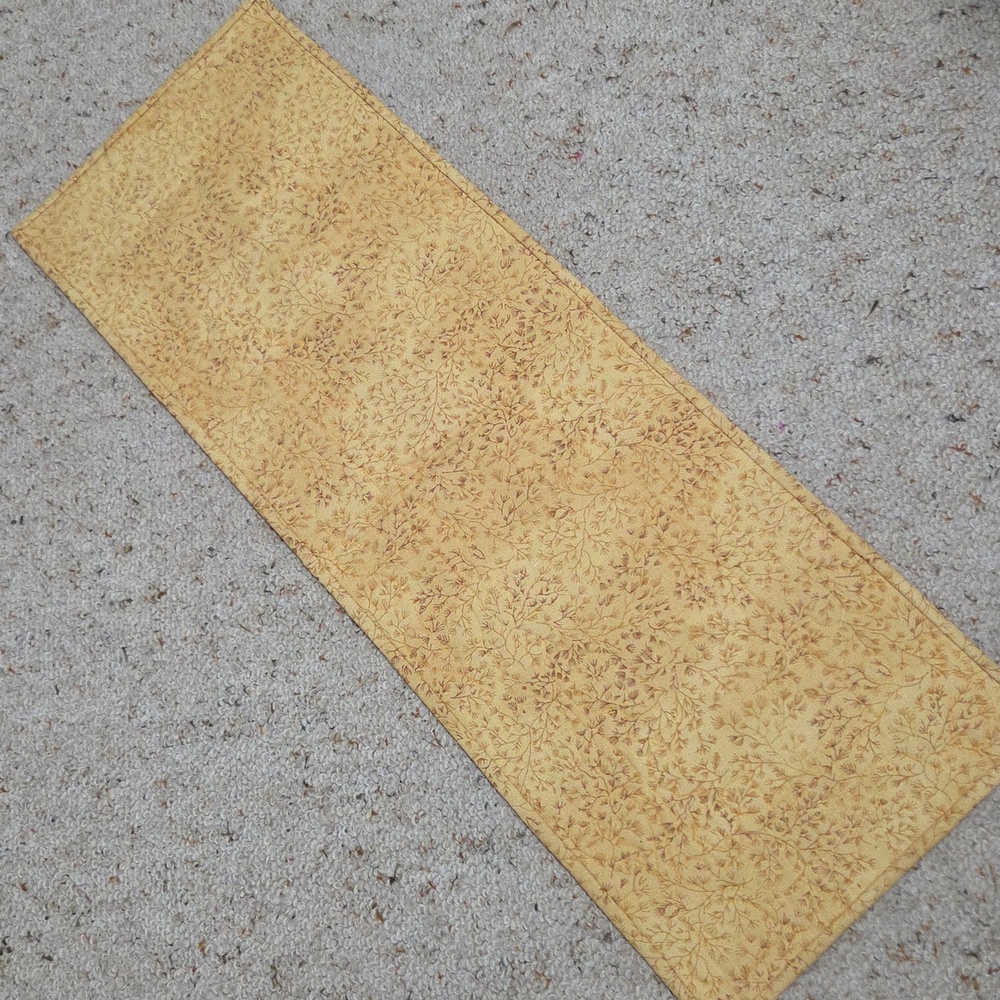 Pinwheel Autumn Table Runner Handmade In Vermont - Picture 4 of 5
